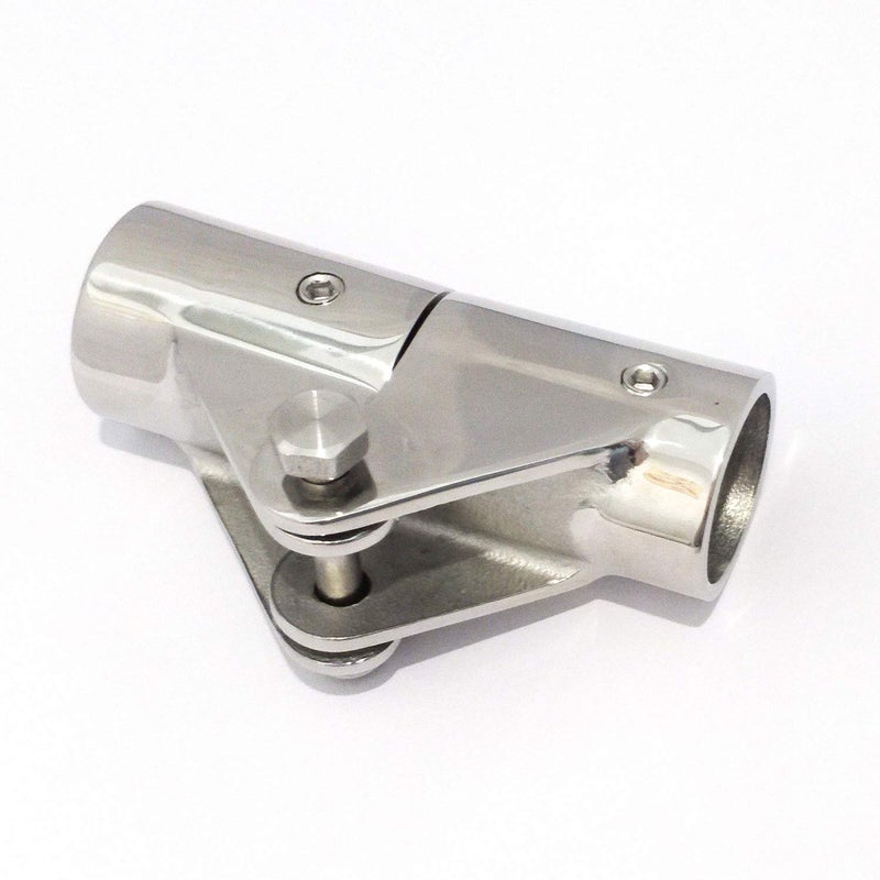keehui 316 Stainless Steel Folding Swivel Connector Fitting for 7/8INCH Boat Hand Rail Tube/Pipe - Image 5